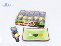 Een heerlijke en leuke geschenkdoos met diverse fruitgums in de vorm van lachende sterren, perfect als tussendoortje voor kinderen.