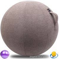 Housse de ballon de yoga en PVC, diamètre 65 cm, 2 kg, ballon de santé gonflable, chaise de yoga, accouchement