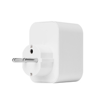 Allemagne PLug Type Home Mini Wifi Smart Electrical Plug with Socket Wall Socket Alexa Google Plug