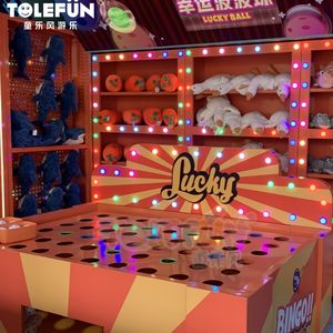 Tolefun Giant Indoor/Outdoor Ring Toss Shot Game Easy Classic Carnival Midway Fairground Fun pour tous les plastiques durables - Product Image 5