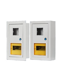 Caja de Distribución Eléctrica Monofásica Transparente IP1 1A PZ40 de Hierro para Alquiler Residencial, Gabinete para Medidor