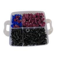 HE184 680PCS 725PCS Clips de fixation universels en plastique pour voiture, intérieur et extérieur, attaches de carrosserie