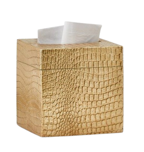 Fabriqué à la main argent poli porte-serviettes rectangulaire boîte à mouchoirs en métal bureau de table porte-mouchoirs en métal pour Restaurant - Product Image 4