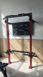 Unisex Steel Multi-Station <span class=keywords><strong>Squat</strong></span> <span class=keywords><strong>Rack</strong></span> com Pull-up Bar para Exercício Fitness - Product Image 3