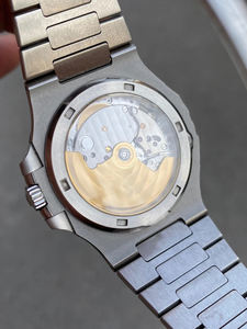 Montre de sport à bracelet intégré de luxe pour homme, automatique, acier inoxydable, lunette octogonale arrondie, cristal saphir, étanche - Product Image 3