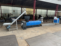 Ligne de granulation automatique à double étage haute performance HDPE/LDPE PP/PE pour le recyclage des films plastiques usagés