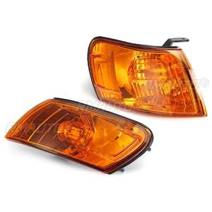 Par de Cubiertas de Luces de Esquina Ámbar para Toyota Corolla AE100 AE101 E100 1993 1994 1995 1996 1997, Accesorios de Lámpara de Señalización - Product Image 4