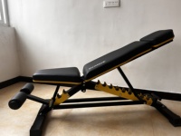 Banc de musculation pliable de qualité commerciale pour haltères et barres, banc de presse 1100LBS, banc d'entraînement pour la maison, équipement de fitness, presse pectorale