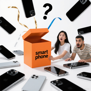 2025 caja de regalo electrónica única Sorteo de suerte aleatorio teléfono móvil Ios Android 15 Octa Core 144Hz tarjeta SIM Dual impermeable - Product Image 5