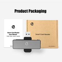 ZOWEETEK nouveau lecteur de carte USB écrivain ISO 7816 puce EMV lecteur de carte à puce Android ATM banque débit lecteur de carte de crédit paiement