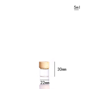 Vente en gros de bouteilles en verre borosilicate 50ml 90ml 120ml 150ml au design tubulaire avec bouchon à vis en argent - Product Image 2