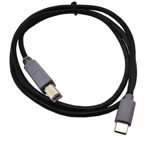 1m USB-Datenkabel USB 3.1 Typ C Verbinder zu USB2.0 Typ B Daten OTG-Kabel für Smartphone-Drucker Festplatte elektrisches Klavier