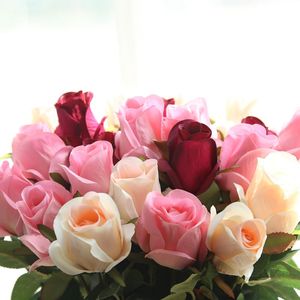 En gros haute 63cm simulation <span class=keywords><strong>rose</strong></span> artificielle en soie <span class=keywords><strong>rose</strong></span> tactile flores artificielle fleur de mariage décoration de la maison - Product Image 5