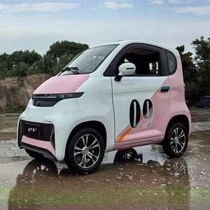 Deux portes trois sièges 1000w Mini E voitures <span class=keywords><strong>sans</strong></span> <span class=keywords><strong>permis</strong></span>/quatre roues 45 Km/H adulte fermé électrique Mini EV <span class=keywords><strong>voiture</strong></span> bonne vente - Product Image 1