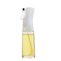 Pulvérisateur d'huile d'olive en verre en forme de bec de canard, à pression, pour cuisson saine, 220 ml, modèle