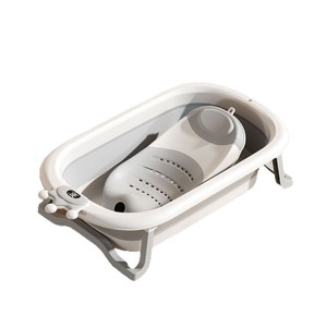 Baby <b>Bath</b> Tub With Temperature Sensor Large Size PP Material For 0-12 Months Kids - Product Image 2