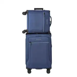 VERAGE Valise à coque souple extensible avec roues pivotantes bagage à main avec roues pivotantes