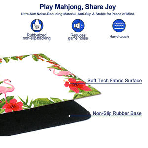 Tapis de Mahjong Automatique Portable de Luxe Moderne - Surface en Tissu Léger et Imperméable avec Dos Antidérapant - Product Image 5