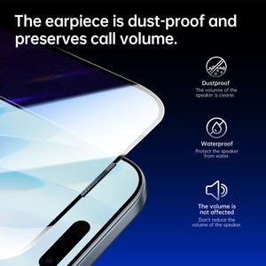 Verre anti-rayures anti-reflets 9H pour iPhone X/11/12/13/14/15/16 Pro Max Protection d'écran anti-traces de doigts Couverture complète - Product Image 4