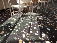 Dalle de pierre de terrazzo artificiel pour comptoir, escalier, carreaux de sol Vente en gros