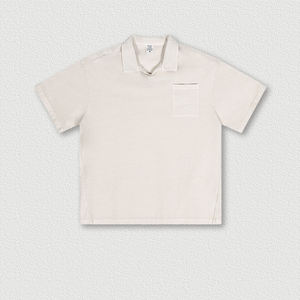 Camiseta de Hombre de 220 Gramos, Manga Corta, Cuello Redondo, Tejido Liso, 100% Algodón, Talla Grande, Estilo Vintage, Lavado Ácido, Impresión Serigráfica - Product Image 1