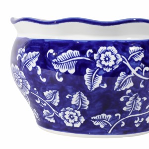 Set di 2 Vasi per Fiori in Stile Cinese, Decorativi Tradizionali per Interni ed Esterni in Ceramica - Product Image 3