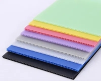Feuille de polycarbonate PC feuille creuse usine panneau de toit Double plaque en plastique transparente à deux couches