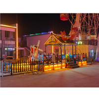 Manèges de montagnes russes d'occasion à prix abordable pour parcs d'attractions familiaux, mini-montagnes russes pour enfants, manèges de carnaval d'occasion