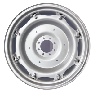 Ruedas Agrícolas TYRACE W12*30, Llanta de Acero de 15 Pulgadas con Acabado Plateado, <span class=keywords><strong>para</strong></span> Remolques e Implementos, Producto de Alta Calidad - Product Image 1