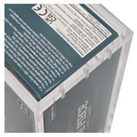 Boîte de rangement en acrylique transparent premium One PC Op-4-5 TCG Booster Box pour publicité, version américaine ETBOX