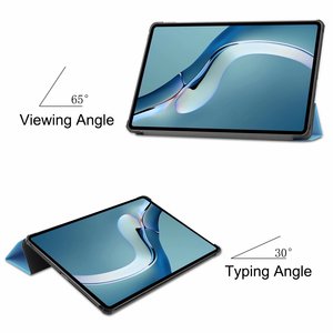 Funda inteligente de cuero con soporte plegable para tableta <span class=keywords><strong>Huawei</strong></span> <span class=keywords><strong>MediaPad</strong></span> <span class=keywords><strong>Pro</strong></span> 12.6 " 2021 - Product Image 2