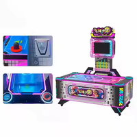 Table de hockey sur air pour enfants, machine d'arcade, jeux à pièces, jeux de divertissement en métal pour parc d'attractions, garantie 1 an, anglais 2