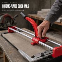 Coupe-carreaux professionnel en alliage d'aluminium à double rail, style couteau manuel à double tige, laser infrarouge 600/800/1200mm