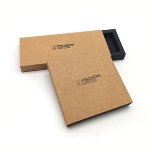 Scatola Regalo Rettangolare Minimalista Ecologica in Carta Kraft con Design Industriale Naturale per Confezioni Regalo - Product Image 2