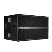 Subwoofer actif double 21 pouces 56A avec DSP intégré, haute puissance 145 dB SPL, haut-parleur de basses professionnel alimenté pour les grands concerts sur scène