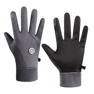 Gants de cyclisme doublés de polaire pour l'hiver, compatibles avec les écrans tactiles, pour hommes, pour les livreurs, utilisation hivernale - Product Image 2