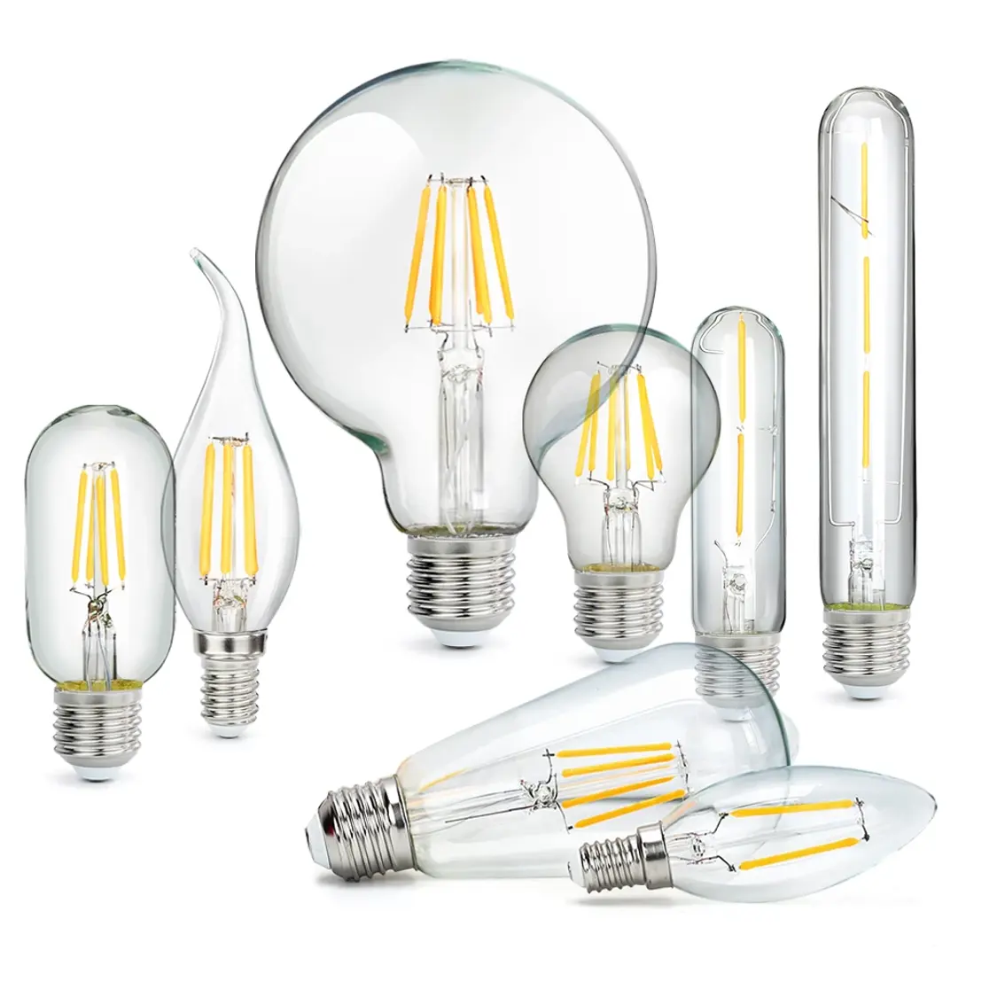 Edison LED Bulb E14 E27 220V Retro LED Light LED Filament Candle Chandelier Bulb Vintage pendant