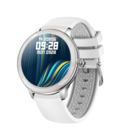 1.09 pouces HD Display femmes montre intelligente V33 avec BT appelant fréquence cardiaque femme Cycle menstruel smartwatch