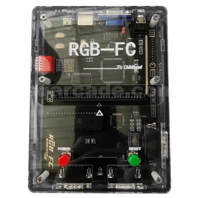 RGB-FC V4c C-BOX आरजीबी एफसी कंसोल जादू घर कंप्यूटर डिवाइस का उपयोग करें d15p Gamepad एसएफसी Gamepad स्टीरियो ऑडियो ए वी वीडियो उत्पादन