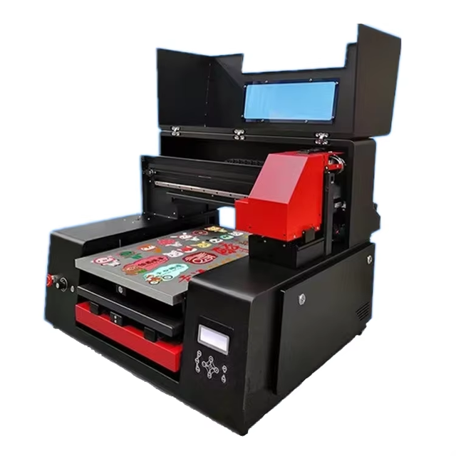 A3 UV Flatbed Printer for Small Mobile Phone Case Crystal Label Direct Printing