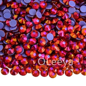 OLeeya Venta al por mayor de cristales de pegamento alemán Hot Fix Paradise Shine SS6-SS30, pedrería termoadhesiva para accesorios de prendas de vestir - Product Image 2