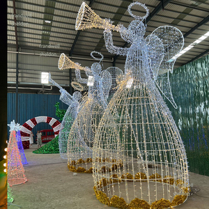 2025 Nuevo diseño IP68 Impermeable Tinsel LED Esfera de Navidad Adornos colgantes con energía solar <span class=keywords><strong>para</strong></span> exteriores - Product Image 4