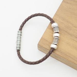 Regalo di compleanno bracciale da uomo fascia da polso di dimensioni personalizzate Unsex Wish Silver Part - Product Image 2