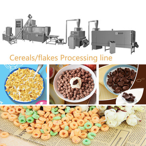 Máquina extrusora de copos de maíz para desayuno, máquina de producción de <span class=keywords><strong>cereales</strong></span> y aperitivos, 200 kg/h - Product Image 3