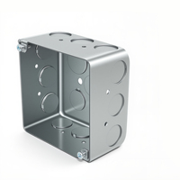 Caja de Conexión Eléctrica Cuadrada Estándar Hangshuo EB4218 de ABS, Accesorios de Cableado de 0.1m, China