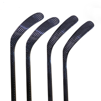 Bâton de hockey sur glace en fibre de carbone composite de 375 g à 580 g, personnalisé pour la vente en gros