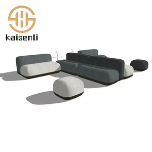 Nuevo Conjunto Modular de Terciopelo Escandinavo de Fácil Montaje para Salón de Hostal - Conjunto para Hostal - - Product Image 1