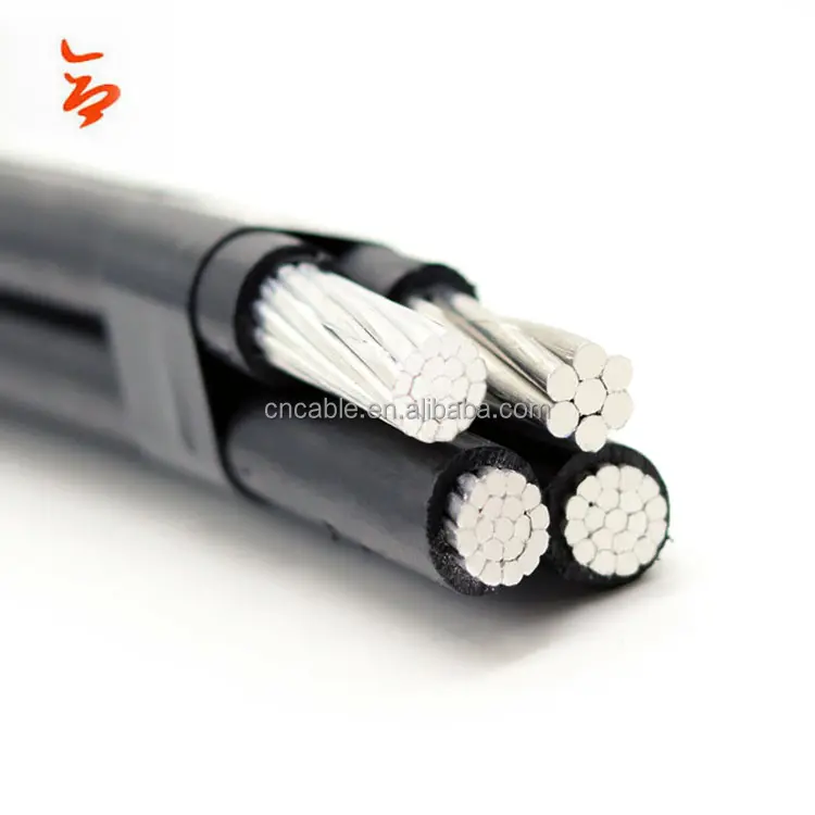 2/0awg สายเลือด ASTM บริการมาตรฐาน Drop Abc สายเคเบิลเศษ XL PE อากาศมัด Cale Aaac เปลือยเป็นกลางเว็บไซต์ช้อปปิ้งออนไลน์