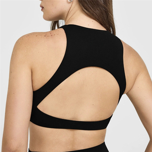 Camiseta de Yoga Ultra Suave <span class=keywords><strong>para</strong></span> <span class=keywords><strong>Mujer</strong></span>, Tejido Agradable al Tacto, Espalda Descubierta, Chaleco Deportivo, Sin Mangas, Sujetador Deportivo Ajustado <span class=keywords><strong>para</strong></span> <span class=keywords><strong>Mujer</strong></span> - Product Image 3