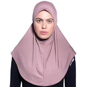 Khăn Trùm Đầu Wanyi Bán Sỉ Nhà Máy Có Hàng Màu Trơn Kiểu Malaysia Phụ Nữ Hồi Giáo Một Mảnh Tudung